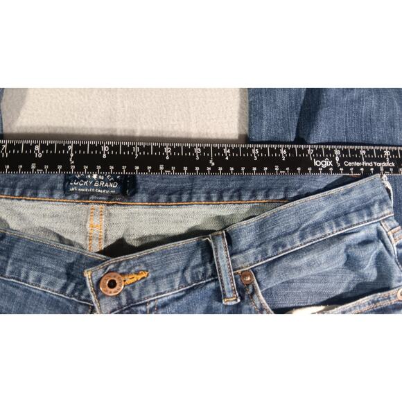 Lucky Brand Men’s 361 Vintage Straight Jeans Candiani Denim Blue 40x33 - Picture 3 of 8